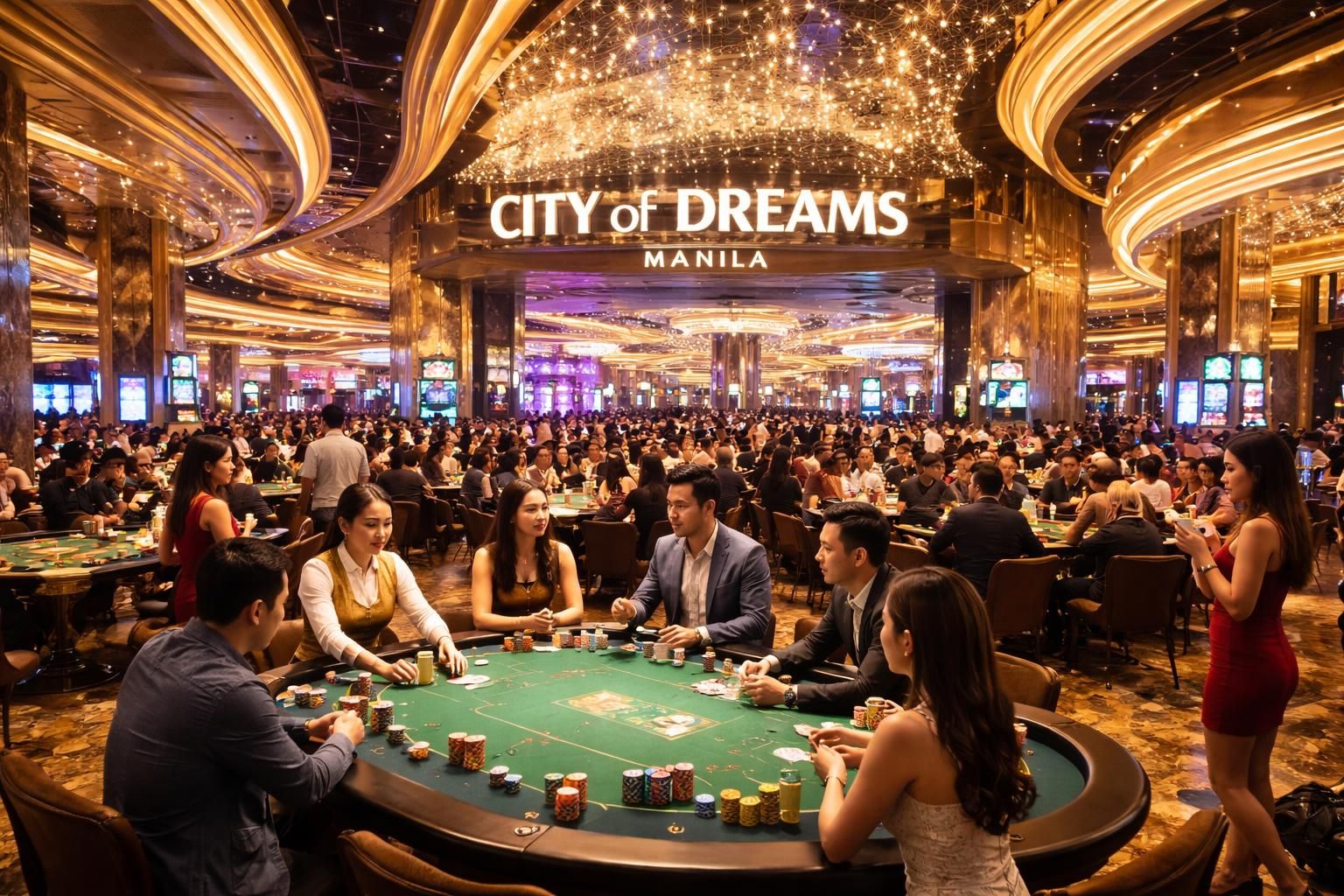 découvrez la salle de poker city of dreams à manille, philippines, pour une expérience de jeu exceptionnelle alliant luxe, ambiance unique et divertissement de premier ordre.