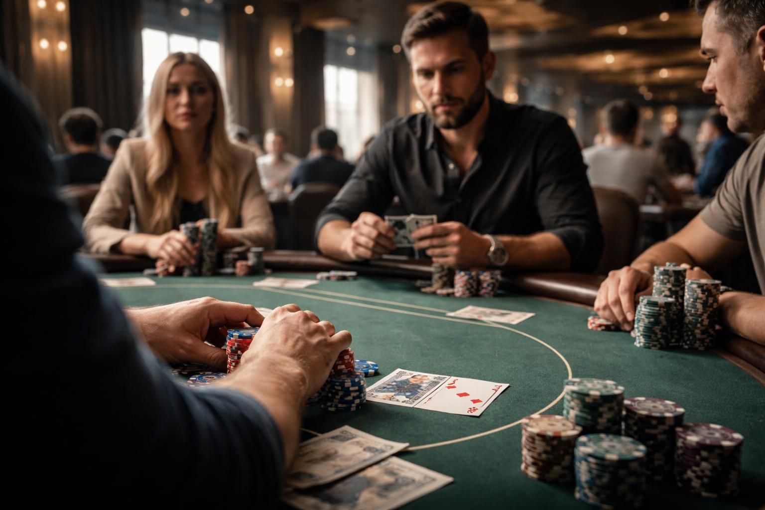 découvrez l'ambiance unique et captivante de la salle de poker jeju shinhwa world à jeju, un lieu incontournable pour les passionnés de poker.